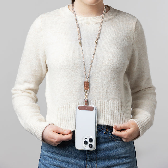 Easy Go Combo (Phone Tether Tab + Adjustable Rope Phone Strap)