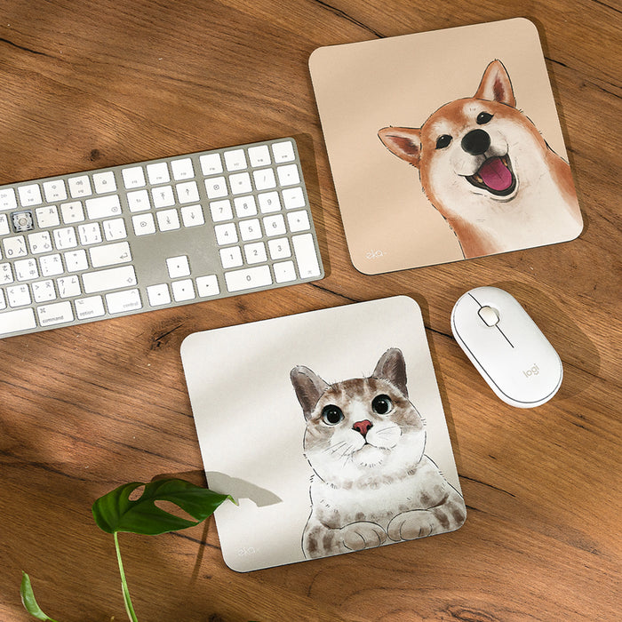 Designer illustrated Square Mouse Pad
