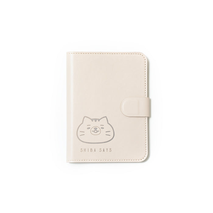 【ekax x Shibasays】  Leatherette Passport Holder