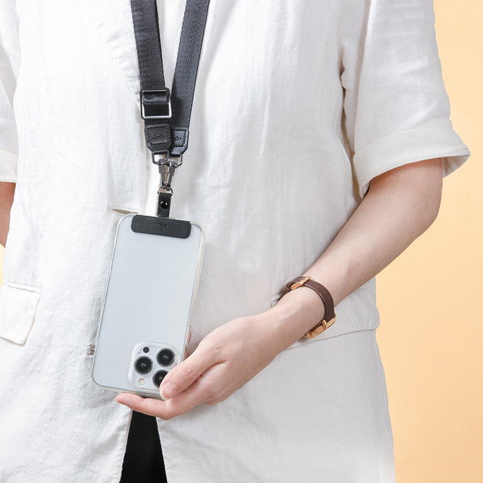 Travel Together Combo (Phone Tether Tab + Double Hook Nylon Strap)
