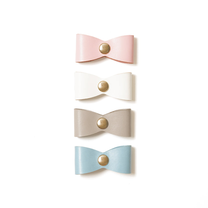 Leatherette Snap Button Cable Organizer Set