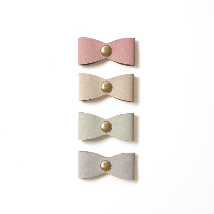 Leatherette Snap Button Cable Organizer Set
