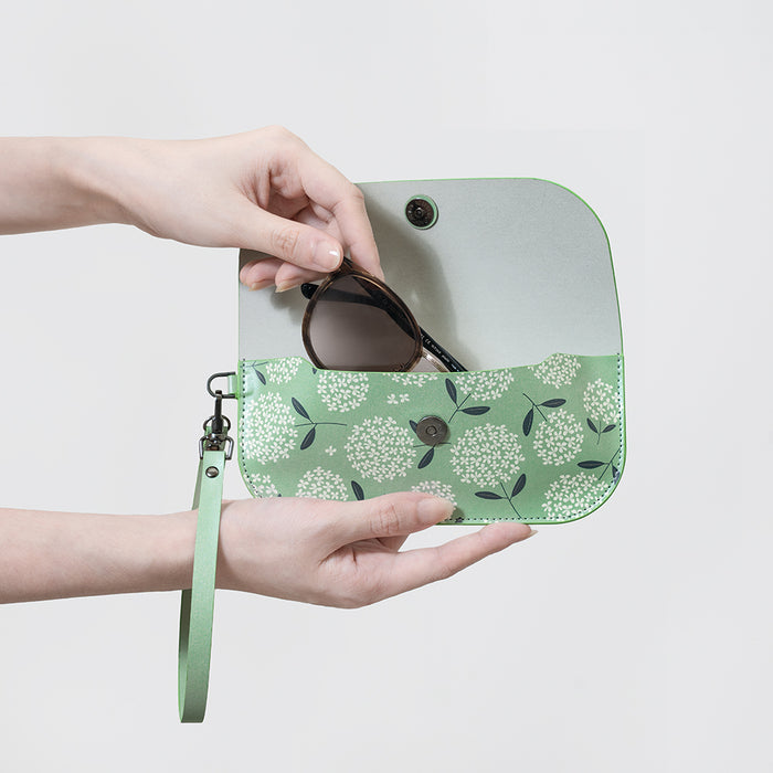 Magnetic Leather Glasses Case