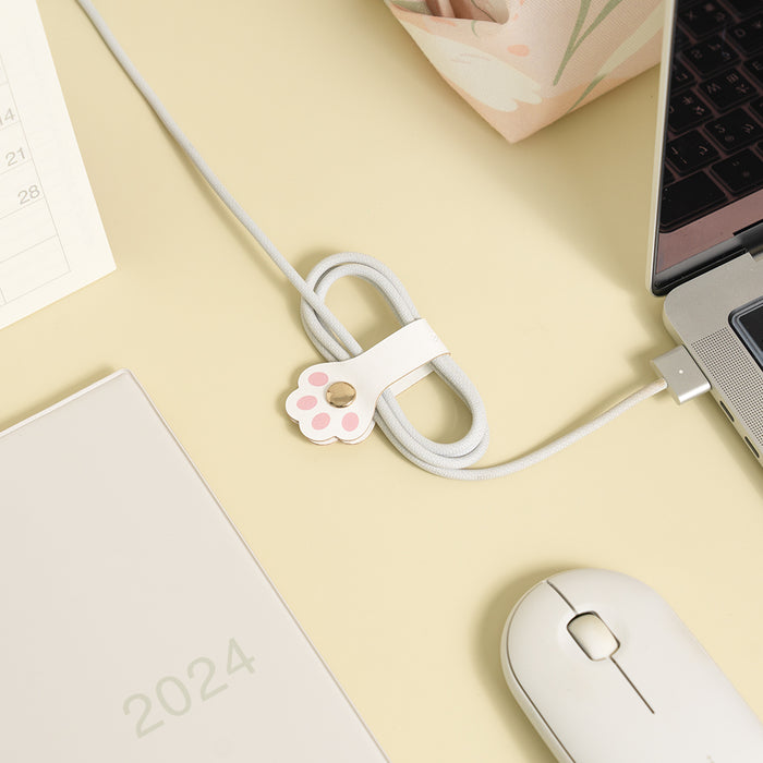 Stylish Snap Button Cable Organizer Set