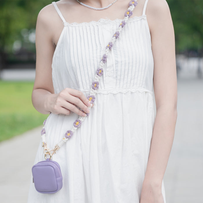 Handwoven Flower Shoulder Strap