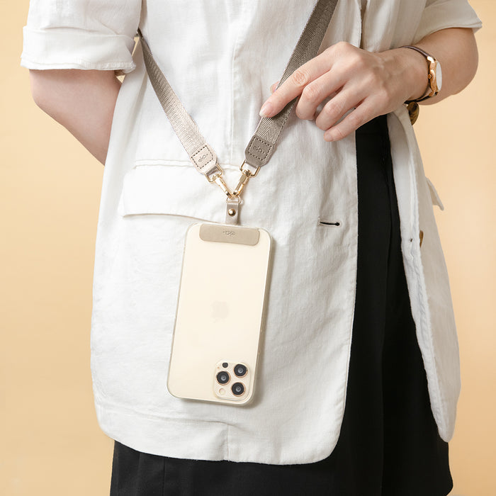 Travel Together Combo (Phone Tether Tab + Double Hook Nylon Strap)