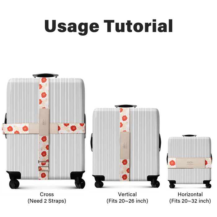 Designer Luggage Strap