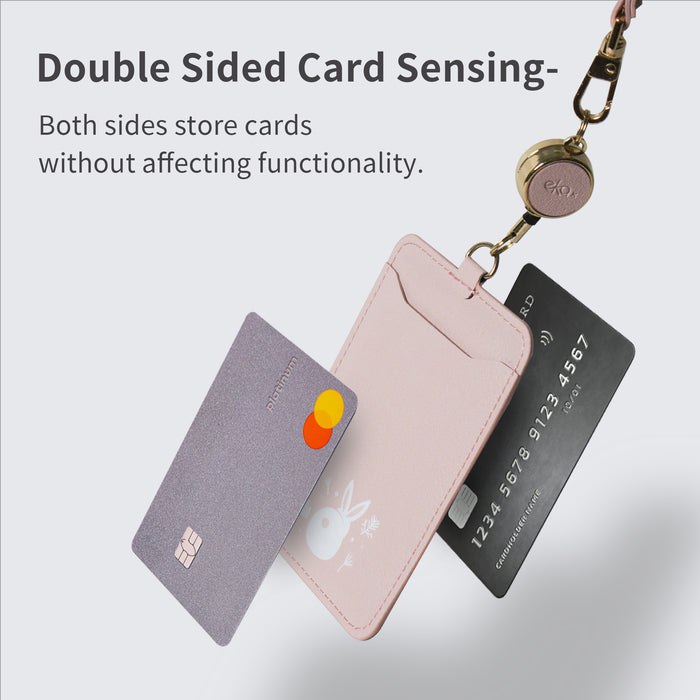 Double Sided Sensing ID Badge Holder