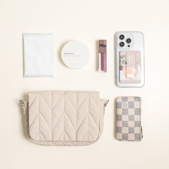 Puffy Cloud Soft Quilted Phone Bag