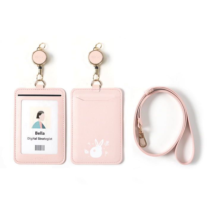 Double Sided Sensing ID Badge Holder