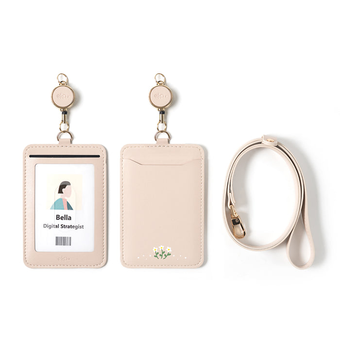 Double Sided Sensing ID Badge Holder