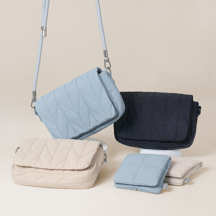 Puffy Cloud Soft Quilted Phone Bag