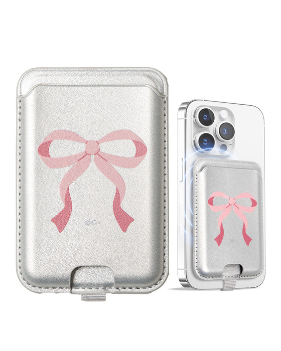 Anti-Lost Magnetic Leather Card Holder
