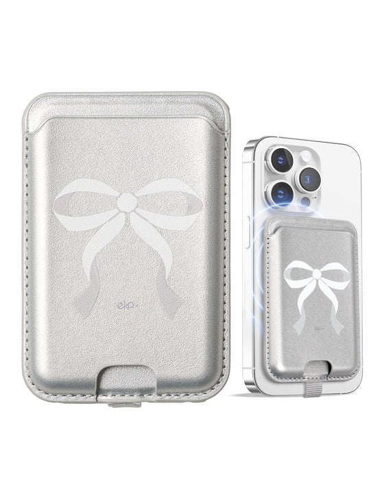 Anti-Lost Magnetic Leather Card Holder