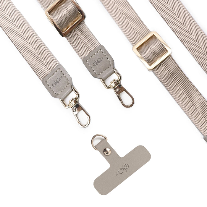 Travel Together Combo (Phone Tether Tab + Double Hook Nylon Strap)